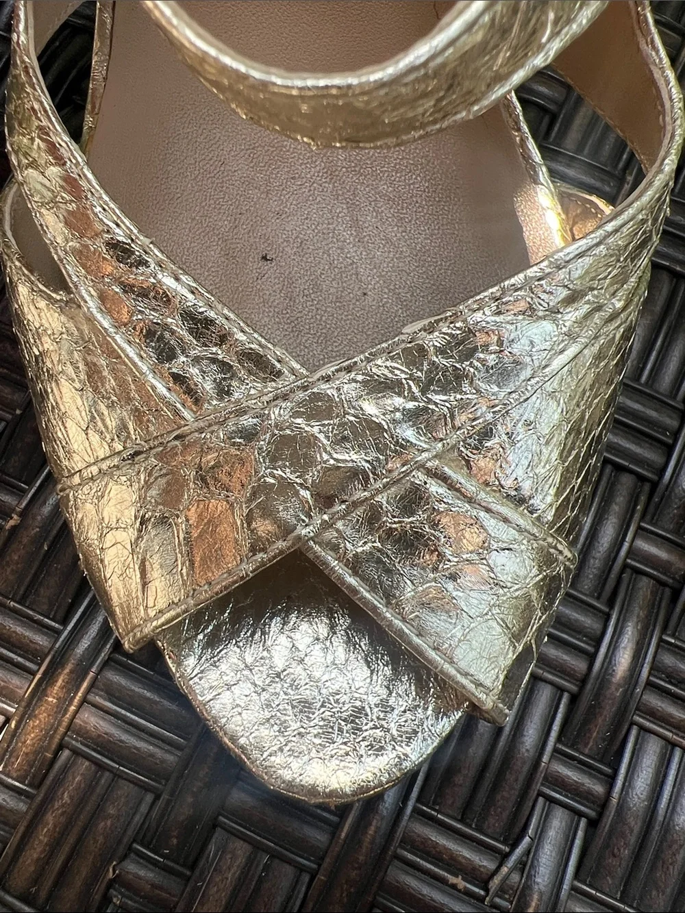 Michael Kors shimmery gold